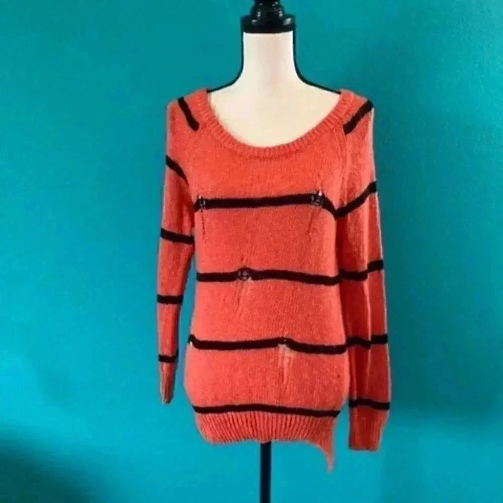 Love by design orange sweater in size small - Picture 1 of 5